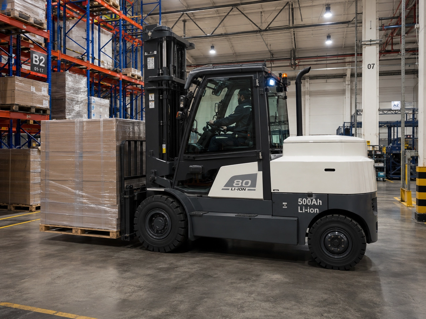 Batterie de chariot élévateur à usage intensif : options de-capacité élevée 500 Ah+